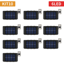 Luminária Solar LED para Parede – Iluminação Externa Elegante e Econômica