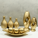 Kit 9 Jarros Decorativos em Cerâmica