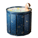 Banheira Dobrável SPA Adulto Portátil 70cm 254 Litros Ofurô Reforçado com Drenagem Rápida