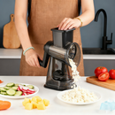 LUMAI Ralador Fatiador Cortador de Legumes Queijos de Cozinha com 3 Tubos de Aço Inox - Base Ventosa