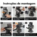 LUMAI Ralador Fatiador Cortador de Legumes Queijos de Cozinha com 3 Tubos de Aço Inox - Base Ventosa