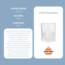 Garrafa Decanter Vidro Whisky Licor 720ml + 4 Copos 340ml
