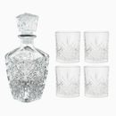 Conjunto Decanter de Vidro 720ml + Copos Requinte – Elegância para Servir Whisky e Licores