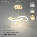 3 Cores Luminária De Teto Pendente Led Moderna Lustre para Corredor Sala Quarto Cozinha 127V/220V