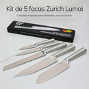 LUMAI Original 5 Facas de Cozinha Grande Profissional Conjunto Completo Aço Inox 3CR13 para Cozinhar