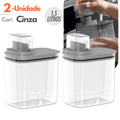 Kit Dispenser Organizador para Lavanderia – 1,5L e 2,3L Acrílico