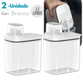 Kit Dispenser Organizador para Lavanderia – 1,5L e 2,3L Acrílico