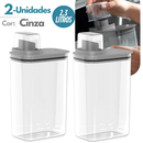Kit Dispenser Organizador para Lavanderia – 1,5L e 2,3L Acrílico