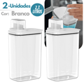 Kit Dispenser Organizador para Lavanderia – 1,5L e 2,3L Acrílico