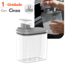 Kit Dispenser Organizador para Lavanderia – 1,5L e 2,3L Acrílico