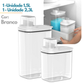 Kit Dispenser Organizador para Lavanderia – 1,5L e 2,3L Acrílico