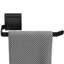 Kit Acessórios Para Banheiro Com Ventosa Preto 6 Peças Max