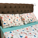 Jogo de Lençol 4 Peças Percal 200 Fios – Conforto Premium em Algodão