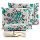 Jogo de Lençol 4 Peças Percal 200 Fios – Conforto Premium em Algodão