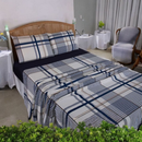 Jogo de Lençol 4 Peças Percal 200 Fios – Conforto Premium em Algodão