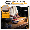 Luminária de Mesa 3 Tons Cabeceira Luxuosa Abajur Recarregável Escrivaninha LED Quarto Candeeiro