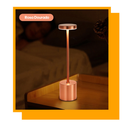 Luminária de Mesa LED Recarregável Discove – 3 Tons de Luz com Controle por Toque