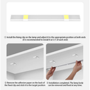 3 Cores 20/40/50/60/80cm Regulável Led Luminária USB Recarregável Lâmpada Sensor De Movimento Luz para cozinha e Sala