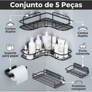 Suporte Porta Shampoo de Metal – Organizador para Banheiro ou Cozinha