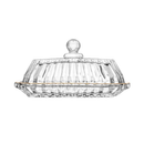Manteigueira Wolff Imperatriz de Cristal com Fio de Ouro