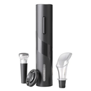 Kit Saca Rolhas Elétrico + Decanter Automático | Abridor de Vinho Com Acessórios