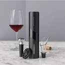 Kit Saca Rolhas Elétrico + Decanter Automático | Abridor de Vinho Com Acessórios